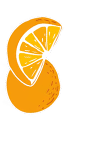 Стікер апельсина.