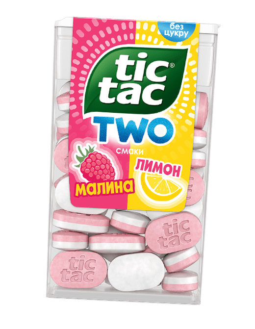 упаковка TIC TAC TWO малина лимон