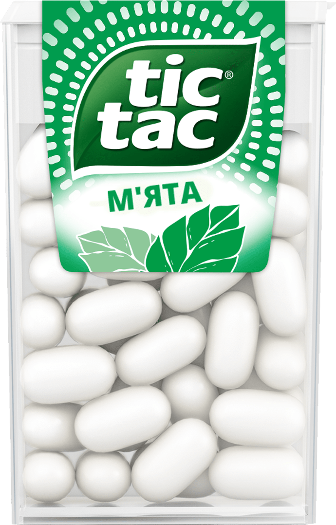 Упаковка Tic Tac® м'ята.