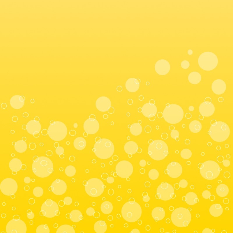 bubbles on yellow background