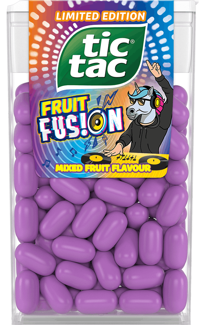 Tic Tac® Fruit Fus!on pack.