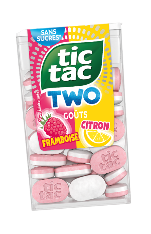 TIC TAC TWO Framboise goûts Citron